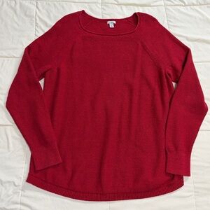 L.L. Bean Knit Red Sweater